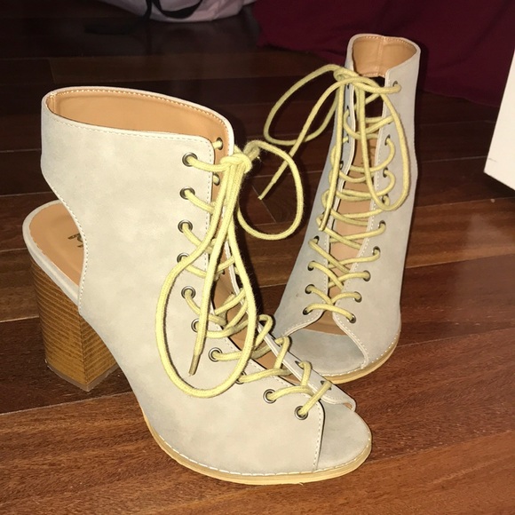 Lace-up Heels - Picture 1 of 2